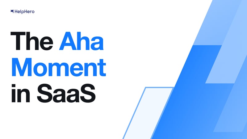Cover reading The Aha Moment in SaaS