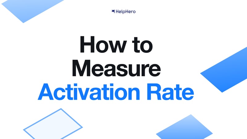 Cover reading How to Measure Activation Rate with angled blue stripes scattered around it