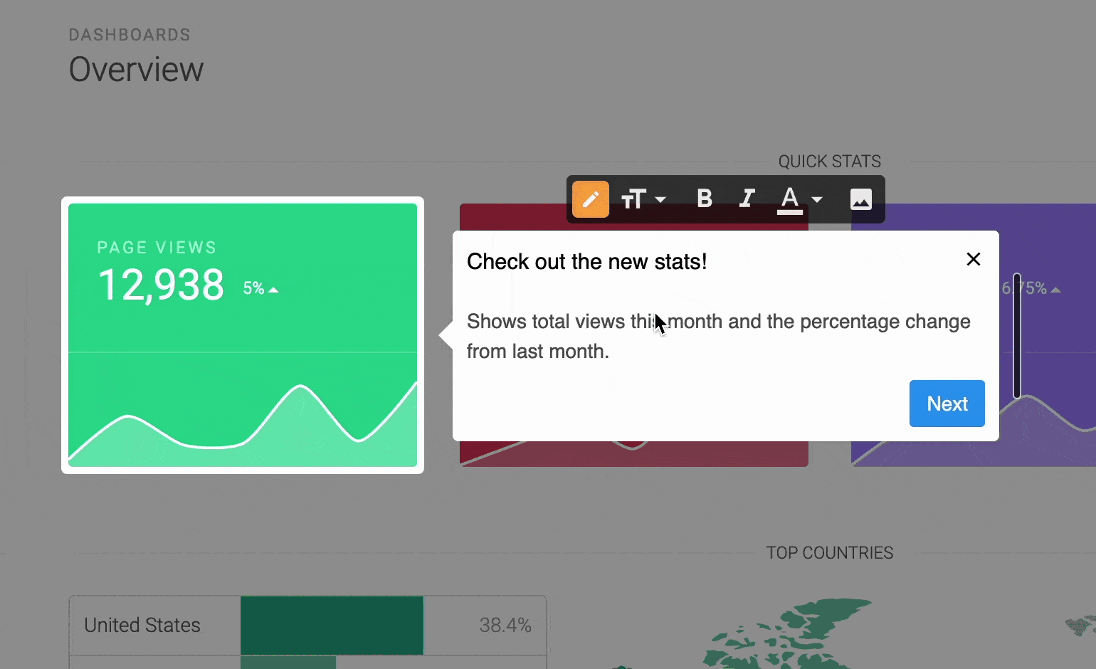 It’s easy to create, edit and personalize product tours with HelpHero - compare HelpHero vs Appcues